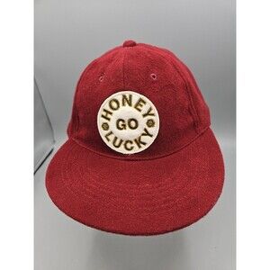 Bumble Honey Go Lucky Hat Bumble Maroon Cap Dating App Date Patch